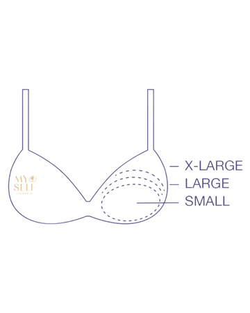 NuBra B106 Nu Pale Peach Size Enhancers No Adhesive myselflingerie.com